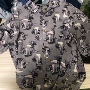 Floral beer Hawaiian shirt
